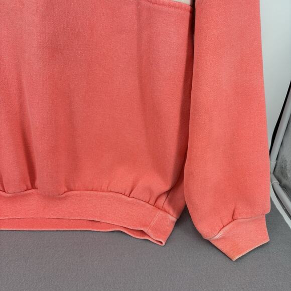 Vintage 80s Rusty Surf Skate Crewneck Sweatshirt Distressed Pink Mens Large RARE - Picture 4 of 16